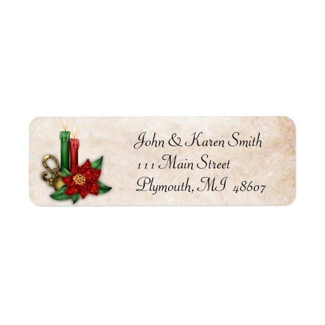 Country Candle Address Label (Front)