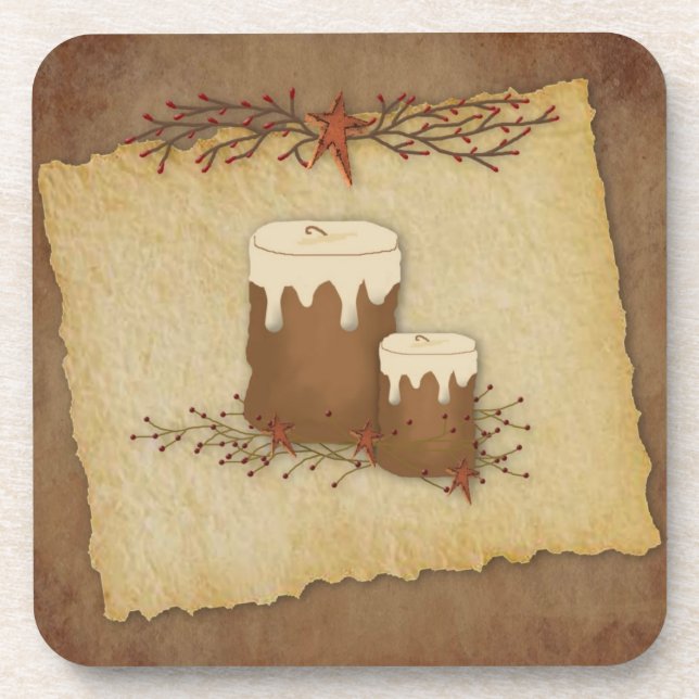 Country Candles Cork Coaster (Front)