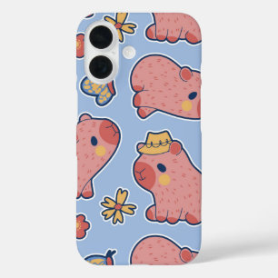 Country Capybara Chill & Cute Vibes iPhone 16 Case
