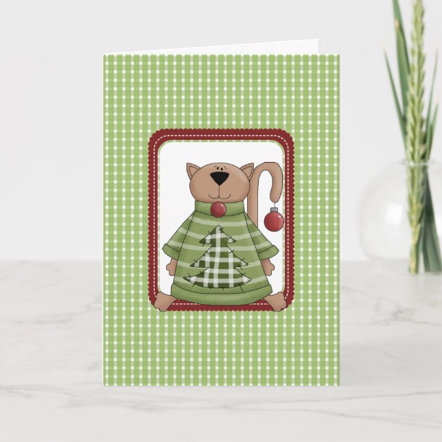 Country Cat Christmas Cards (Front)