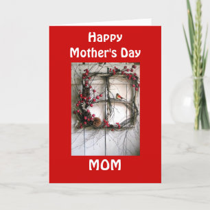 COUNTRY CHARM AND LOVE TO MOM ON MOTHER'S DAY CARD