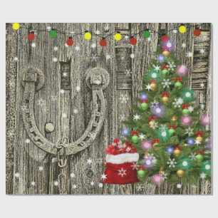 Country Charm Christmas Wrapping Paper