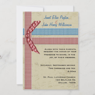 Country Charm Wedding Invitation