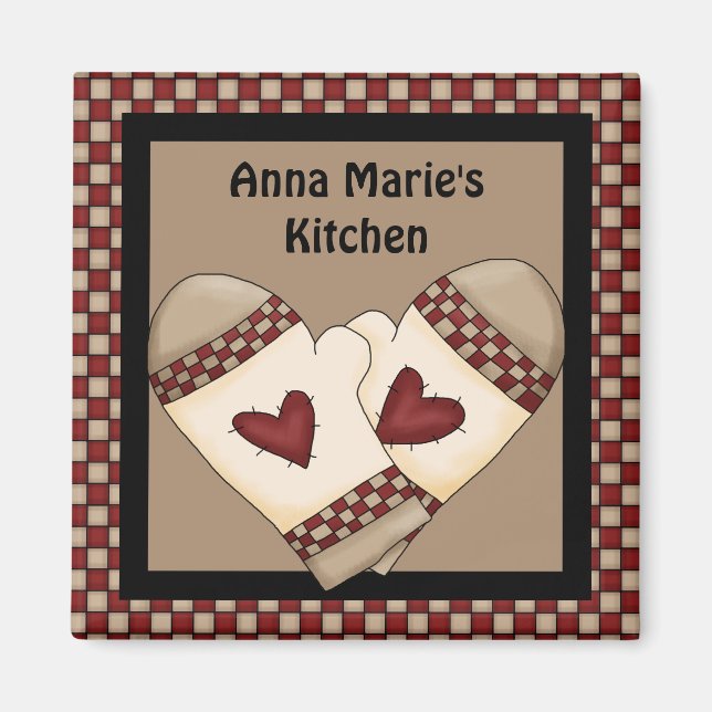 Country Check Magnet (Front)