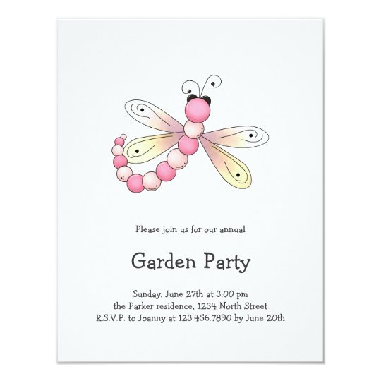 Country Cherries · Pink & Apricot Dragonfly. Card