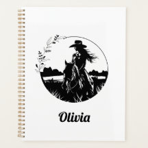 Country Chic Horse Cowgirl Western Personalised