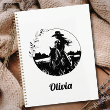 Country Chic Horse Cowgirl Western Personalised