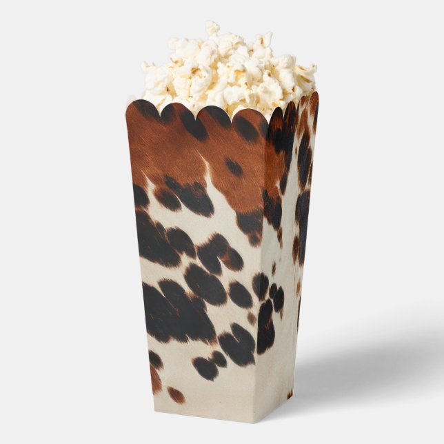  Country Chic Western Wedding Popcorn Favour Box (Popped)