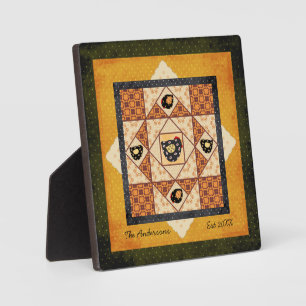 Country Chick Family Name Plaque