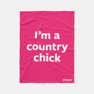 Country Chick Fleece Blanket