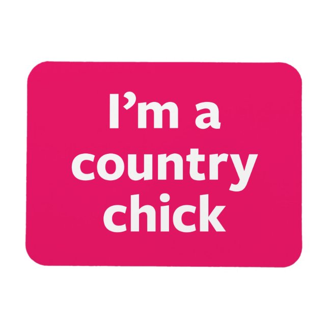 Country Chick Magnet (Horizontal)