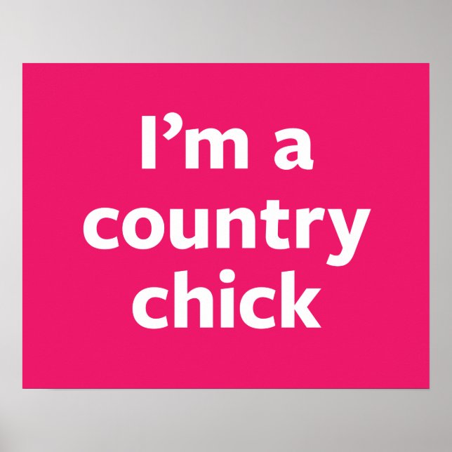 Country Chick Poster (Front)