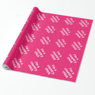 Country Chick Wrapping Paper