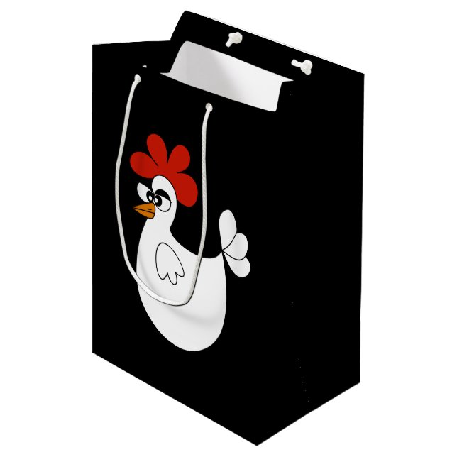 Country Chicken Farm medium gift bag (Front Angled)
