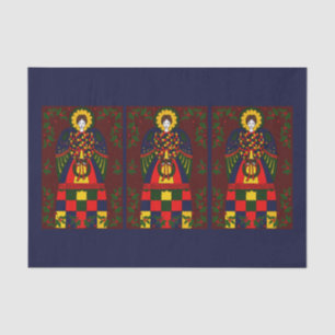 Country Christmas Angel Tissue Paper