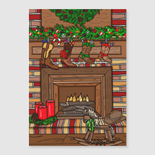 Country Christmas   Cowboy Boot Stockings