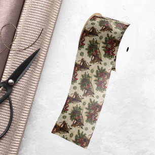 Country Christmas Horses Satin Ribbon