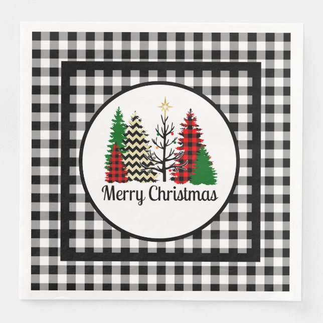 Country Christmas Napkin (Front)
