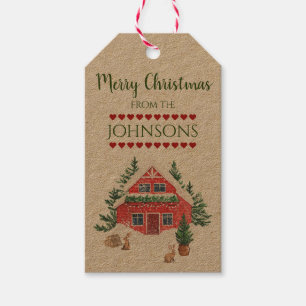 Country Christmas Signature  Gift Tags