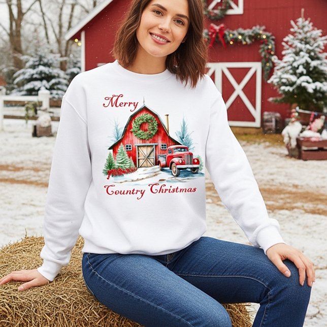 Country Christmas Sweatshirt (Creator Uploaded)