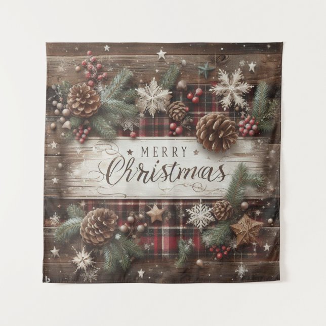 Country Christmas Tapestry (Front)