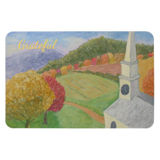 Country Church Gratitude Magnet