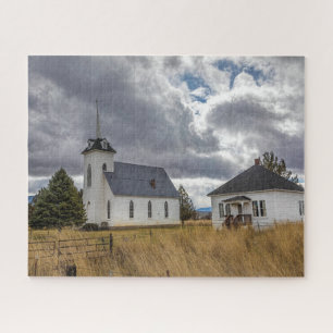 COUNTRY CHURCH JIGSAW PUZZLE