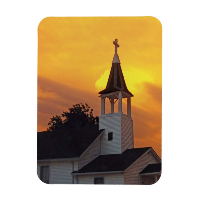 Country Church Magnet (Vertical)
