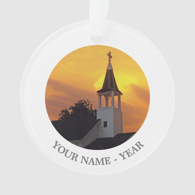 Country Church Ornament (Front)