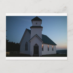 Country Church Postcard