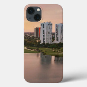 Country Club at sunset, Aventura, Florida iPhone 13 Case