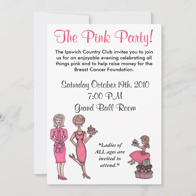 Country Club Invitation (Front)