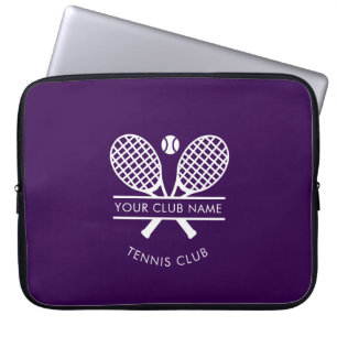 Country Club Name Tennis Team Swag Custom Laptop Sleeve