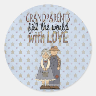 Country Collection Grandparents Love Stickers