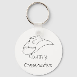 Country Conservative Key Ring