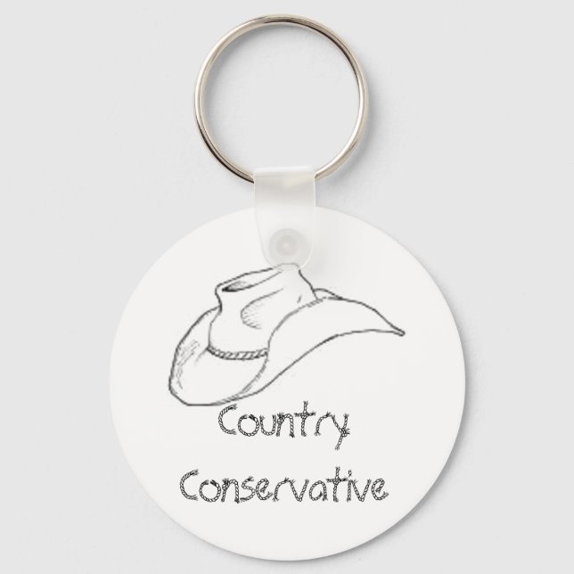 Country Conservative Key Ring (Front)