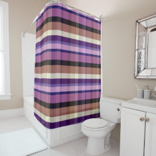 Country Cool Plaid DGARTPAP Shower Curtain