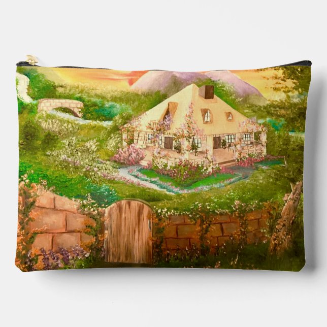 Country Cottage Accessory Pouch (Front)