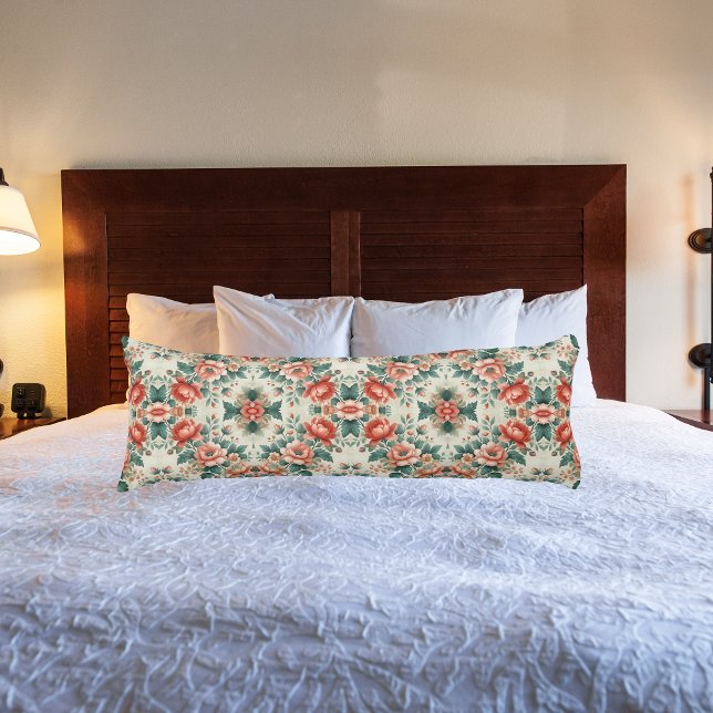 Country Cottage Floral Pattern Body Cushion (Creator Uploaded)