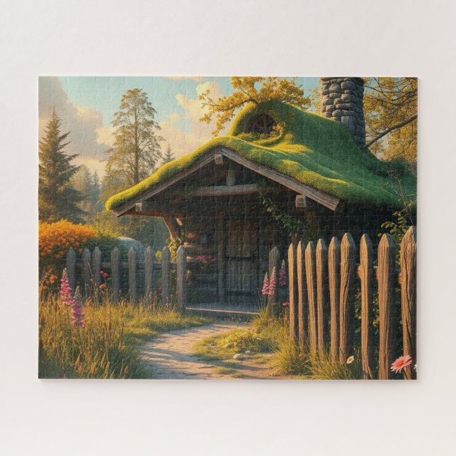 Country Cottage Jigsaw Puzzle (Horizontal)