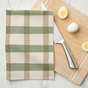 Country Cottage Plaid Tea Towel
