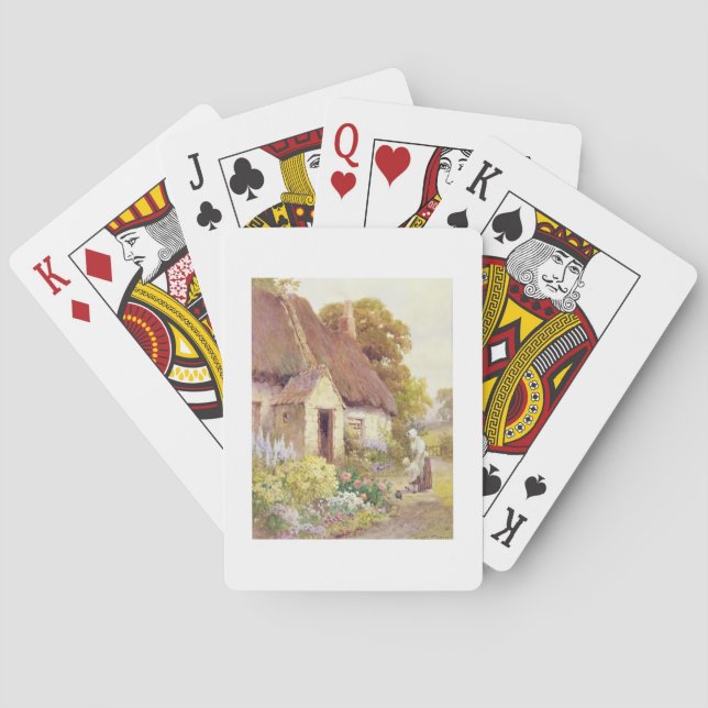 Country Cottage Playing Cards (Back)