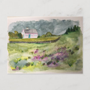 Country Cottage Postcard