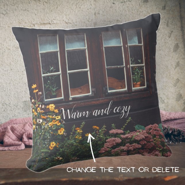 Country cottage with rustic garden  cushion (Creator Uploaded)