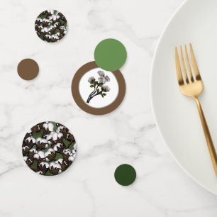 Country Cotton Evergreen Design Confetti