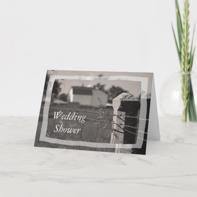 Country Couples Wedding Shower Invitation (Front)