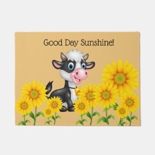 Country Cow Doormat