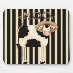 Country Cow Humour Mousepad