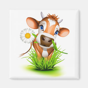 Country Cow Magnet