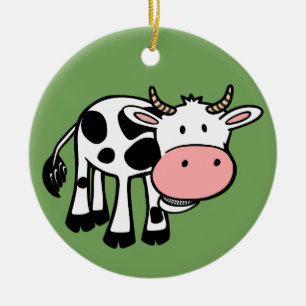 country cow ornament